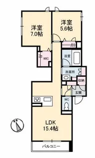BEREO・N【2階】の間取り
