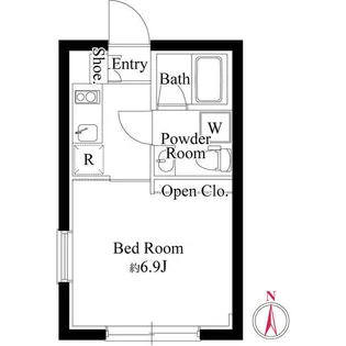 CASA PIAZZA 蒲田イースト【4階】の間取り