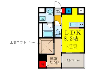 コルテ・ビラ-ジュ【2階】の間取り