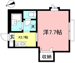 クレール桜丘II【2階】の間取り