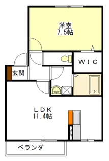 エレガン ドミール【2階】の間取り