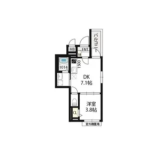 ロイヤルコートあびこ【2階】の間取り