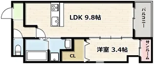REGALO FUTURO (レガロ フトゥーロ)【3階】の間取り