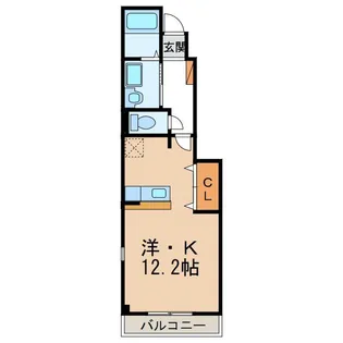 リベラル【1階】の間取り