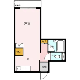 ポレールK・B【1階】の間取り