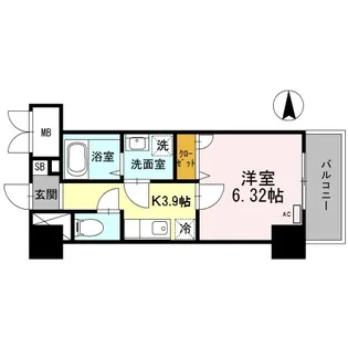 Chloris【4階】の間取り