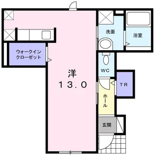 ピュア ソレイユS【1階】の間取り