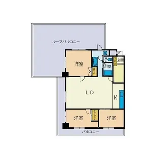 サンライフ本厚木【7階】の間取り