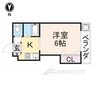 スタジオM【5階】の間取り