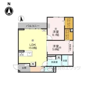 プチドルチェ【2階】の間取り