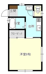 コンフォート鎌田【1階】の間取り