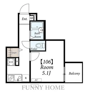 リブリ・宮坂【1階】の間取り