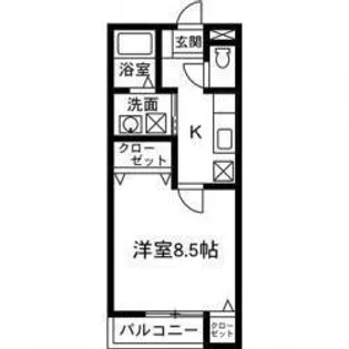will弐番館【2階】の間取り