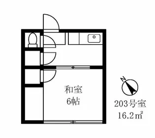 ハイツ松岡【2階】の間取り