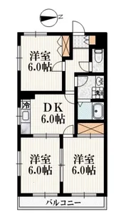レイクサイドII【2階】の間取り