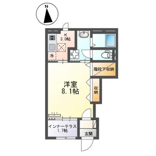 (仮称)スターテラスII南田町【1階】の間取り