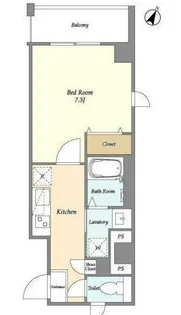 alivio HORIUCHI アリビオホリウチ【3階】の間取り