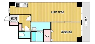 シエスタイレブン【9階】の間取り