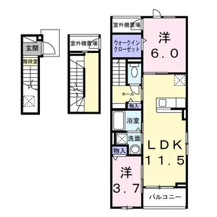 フォルシュ【3階】の間取り