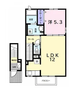 ニュークレストC【2階】の間取り