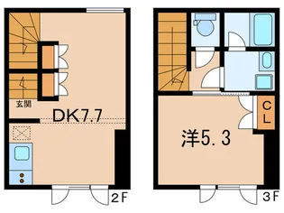 ウーヴァス池袋の間取り
