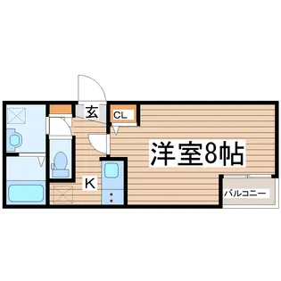 カーサ・トレセント【3階】の間取り