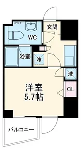 ライブコート草加【4階】の間取り