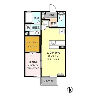 ロイヤルレジデンス A/B/C【2階】の間取り