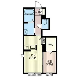 シャーメゾンSAKURA【1階】の間取り