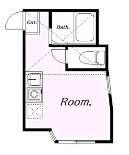 ユナイト根岸ホセカレーラス【1階】の間取り