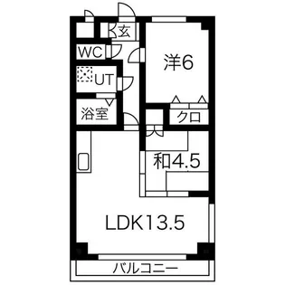 ラ・フレーズ【1階】の間取り