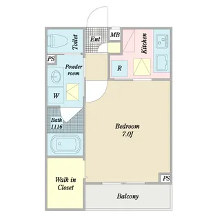 リール フェリシア【2階】の間取り