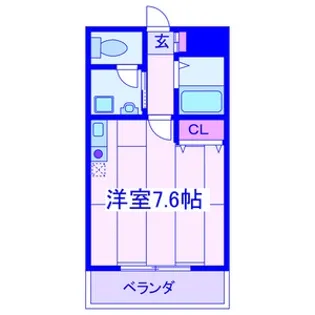 ヴェルテHATAYAMA【2階】の間取り