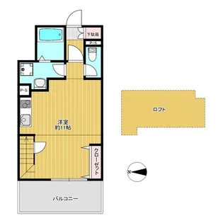 ピュアナ弓ノ町【10階】の間取り