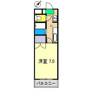 メゾンド コロン B棟【2階】の間取り