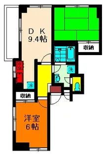 クリスタルハイツ【3階】の間取り