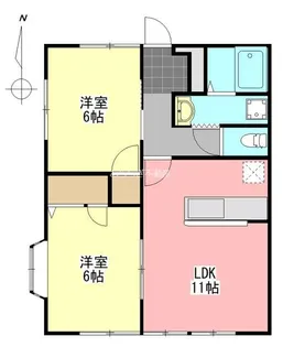 カルム【1階】の間取り