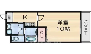 プルメリアコート【1階】の間取り