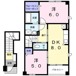 ナトゥーラ【2階】の間取り