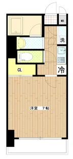 HF北四番丁レジデンス【8階】の間取り