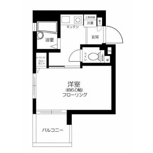 ロワール島津山南【6階】の間取り