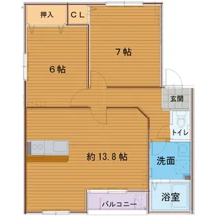 M&COOPER II (エムアンドクーパー)【1階】の間取り