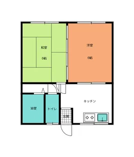 メゾンカルミア【2階】の間取り