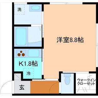 INTEGRAL吉竹【2階】の間取り