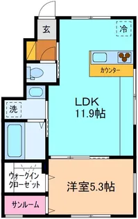 まほろ【1階】の間取り