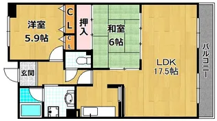 ノースコート【2階】の間取り