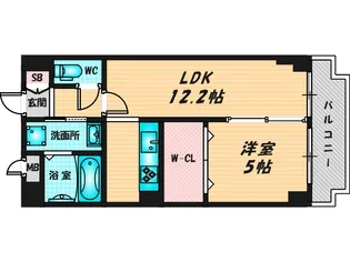 アプリコット こさか【4階】の間取り