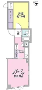 スカラすくも【2階】の間取り