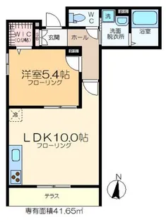 ウエストラウンジ【1階】の間取り