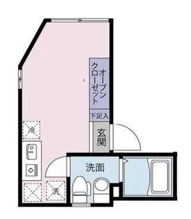 CICADA NAKANO【2階】の間取り
